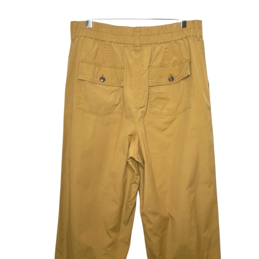 Madewell High Rise Utility Straight Relaxed Pants Cotton Ripstop Sz XL
